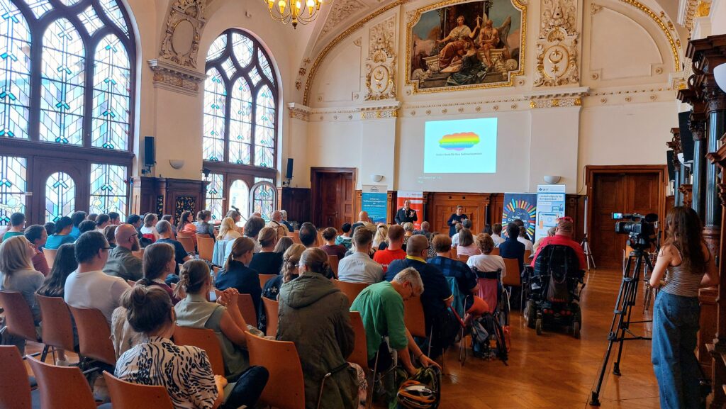 2. Teilhabekonferenz Barrierefreiheit des örtlichen Teilhabemanagement der Stadt Halle und des Landkreises Saalekreis am 04.06.2025. Foto: GBZ